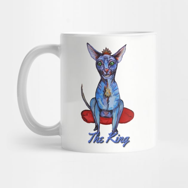 The King, Cat Rules by candimoonart